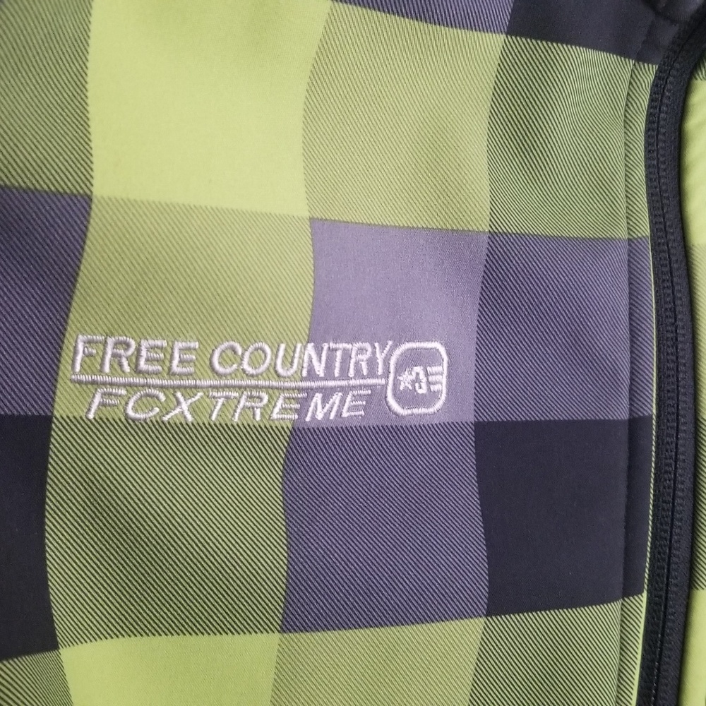 Free Country men's green checkered jacket size M - Picture 4 of 7